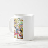 Fahrt-ein-Hahn-Pferd Kaffeetasse (Vorderseite Links)