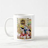 Fahrt-ein-Hahn-Pferd Kaffeetasse (Links)