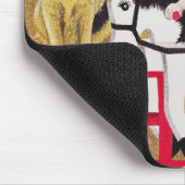 Fahrt-ein-Hahn-Pferd Mousepad (Ecke)