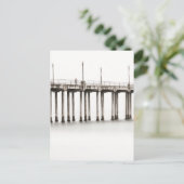 Fahrt entlang des Huntington Beach Pier Postkarte (Stehend Vorderseite)