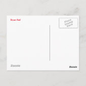 Fahrt entlang des Huntington Beach Pier Postkarte (Rückseite)