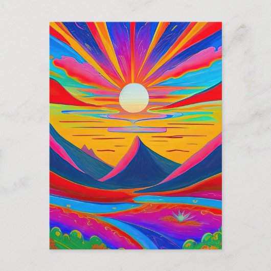 Fahrt in den Maximalberg Postkarte (Vorderseite)