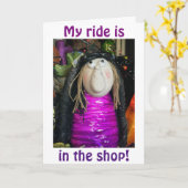 FAHRT IN EINKAUFSGESCHÄFT/KÖNNTE SPRICHWORT NICHT  KARTE (Gelbe Blume)