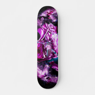 Fahrt in Rosa Skateboard