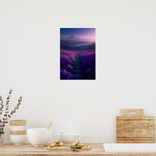 Fahrt ins Tal Poster (Küche)