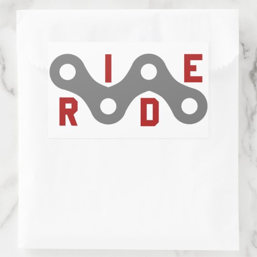 Fahrt (Kette) Rechteckiger Aufkleber (Tasche)