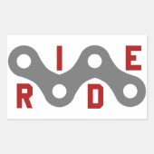 Fahrt (Kette) Rechteckiger Aufkleber (Vorderseite)