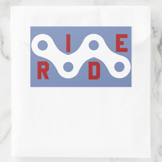 Fahrt (Kette) Rechteckiger Aufkleber (Tasche)