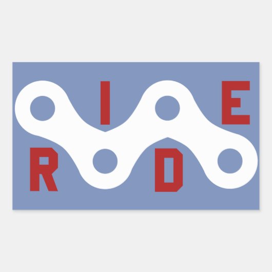 Fahrt (Kette) Rechteckiger Aufkleber (Vorderseite)