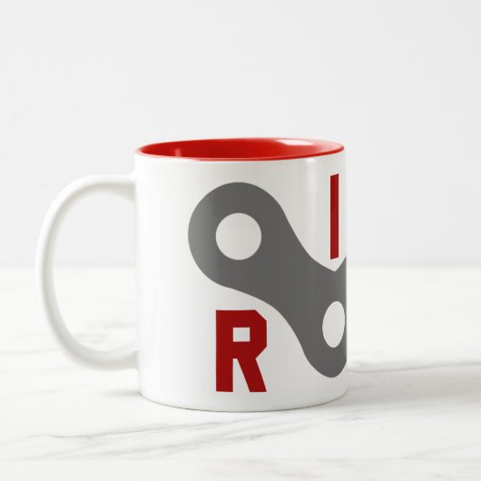 Fahrt (Kette) Zweifarbige Tasse (Links)