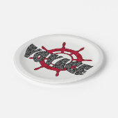 Fahrt, Meer Pappteller (Schrägansicht)