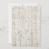 Fahrt mit Baby Dusche Waldtiere Grünflächen Einladung (Rückseite)