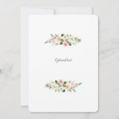 Fahrt mit Ballons Babydusche Einladung (Rückseite)