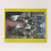 Fahrt mit dem Hundezug Puzzle (Horizontal)