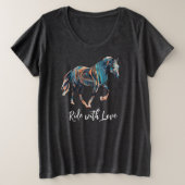 Fahrt mit dem Love T-Shirt (Design vorne)