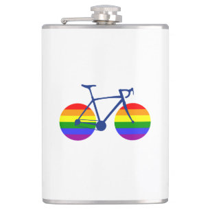 Fahrt mit dem Pride Bike Flachmann