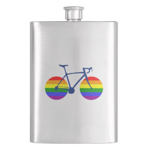 Fahrt mit dem Pride Bike Flachmann