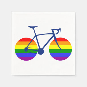 Fahrt mit dem Pride Bike Serviette