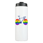 Fahrt mit dem Pride Bike Thermosbecher (Vorderseite)