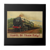 Fahrt mit dem Zug Fliese (Vorderseite)