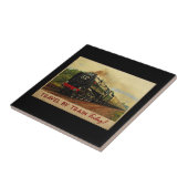 Fahrt mit dem Zug Fliese (Seite)