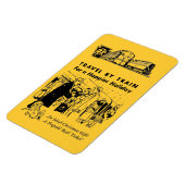 Fahrt mit dem Zug Pennsylvania Eisenbahn Foto Magn Magnet (Linke Seite)