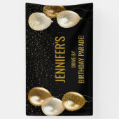 Fahrt mit der Geburtstagsparade Banner (Vertikal)