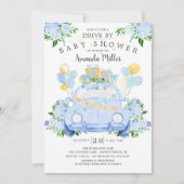 Fahrt mit der Kinderdusche für Kinder Einladung (Vorderseite)