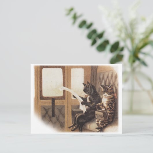 Fahrt mit der Kitty Postkarte (Stehend Vorderseite)