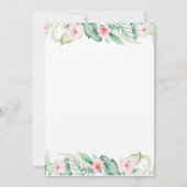 Fahrt mit der Safari Baby Dusche Parade Einladung (Rückseite)