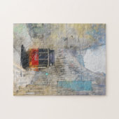 Fahrt mit der Straßenbahn - Lissabon, Portugal Puz Puzzle (Horizontal)