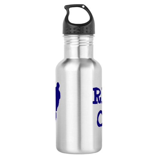 Fahrt mit der Wasserflasche (Rückseite)