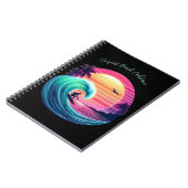 Fahrt mit der Wave bei Sonnenuntergang- Notizblock (Linke Seite)