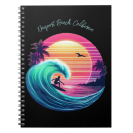 Fahrt mit der Wave bei Sonnenuntergang- Notizblock