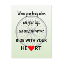 Fahrt mit Ihrer herzinspirierenden Postkarte