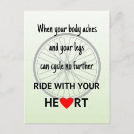 Fahrt mit Ihrer herzinspirierenden Postkarte