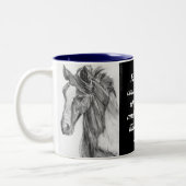 Fahrt mit Mut Zweifarbige Tasse (Links)