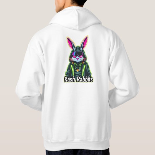 Fahrt mit Neon Kash Kaninchen Sweatshirt (Rückseite)