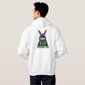 Fahrt mit Neon Kash Kaninchen Sweatshirt (Schwarz voll)