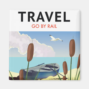 Fahrt mit Rail Two-Tone Coffee Tasse Magnet