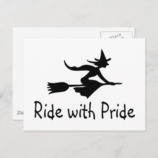 Fahrt mit Stolz Postkarte (Vorne/Hinten)