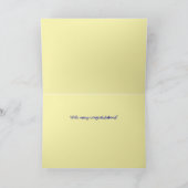 Fahrt mit Tandem Fahrrad Geburtstag Karte (Innenseite)