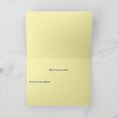 Fahrt mit Tandem Fahrrad Zuhause Ankündigung (Innenseite)