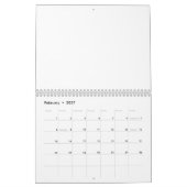 Fahrt mit Tandem-Fahrradplaner Kalender (Feb 2027)