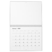 Fahrt mit Tandem-Fahrradplaner Kalender (Jan 2027)
