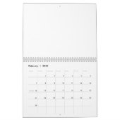 Fahrt mit Tandem-Fahrradplaner Kalender (Feb 2022)