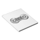 Fahrt Notizblock (angewinkelt)