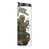 Fahrt oder Die - Untote Crew Vibes Thermosbecher (Nach rechts gedreht)