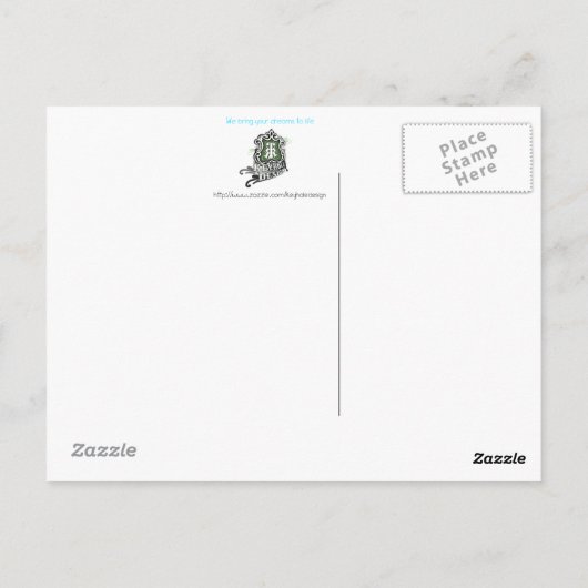 Fahrt Postkarte (Rückseite)