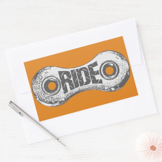 Fahrt Rechteckiger Aufkleber (Umschlag)